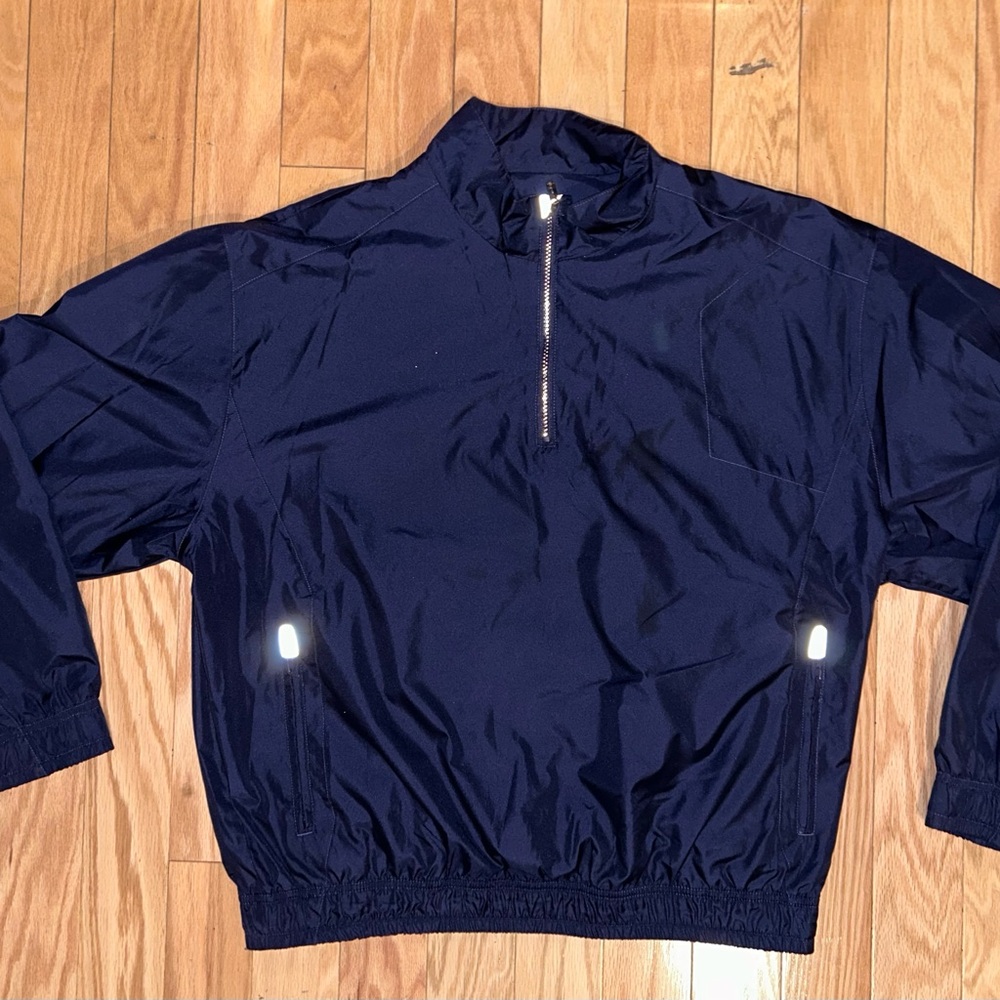 Grand Slam Deep Blue Golf zippered Pullover Windbreaker